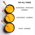FRESH AAMRAS - MANGO PULP - PACK OF 3 - Spotless Fruits India